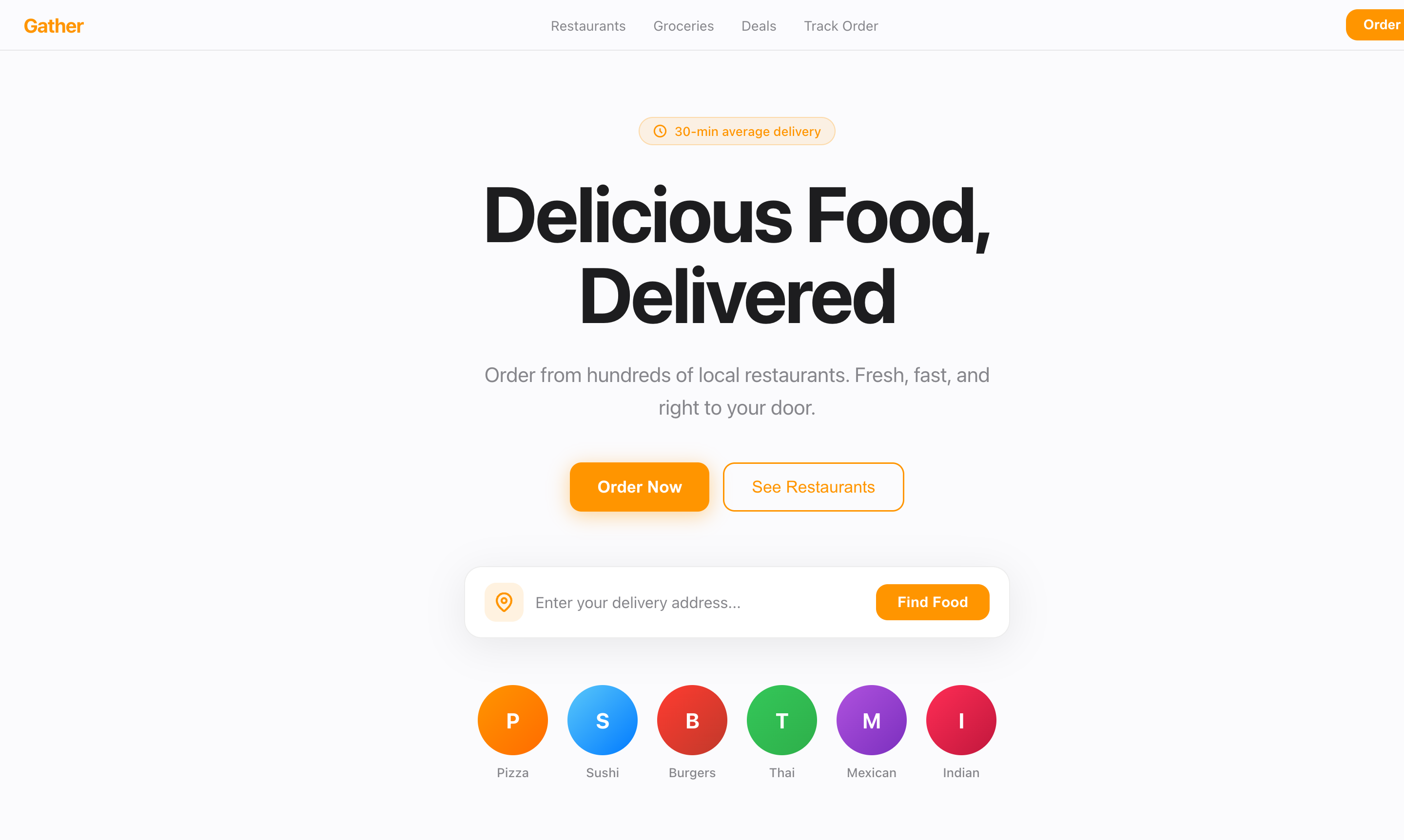 Savor demo screenshot